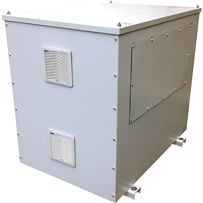 Three-phase isolating transformer 400/400V(Y+N) - IP54 (dust & water tight)